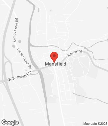 Map of Papa Vs Pizzeria - 12 N Main St, Mansfield, PA, 16933, US