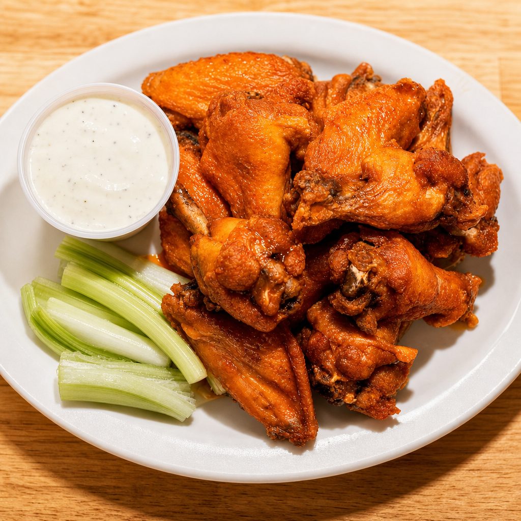 Traditional Chicken Wings.